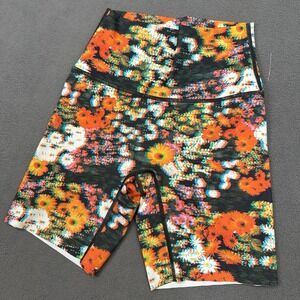 Aerie Offline Goals‎ 3D Floral Effect Bike Shorts Size Small Activewear NWT 7"
